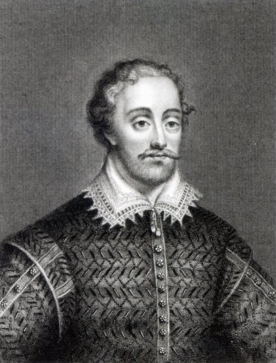 Edmund Spenser, grabado por Burnet Reading de George Vertue